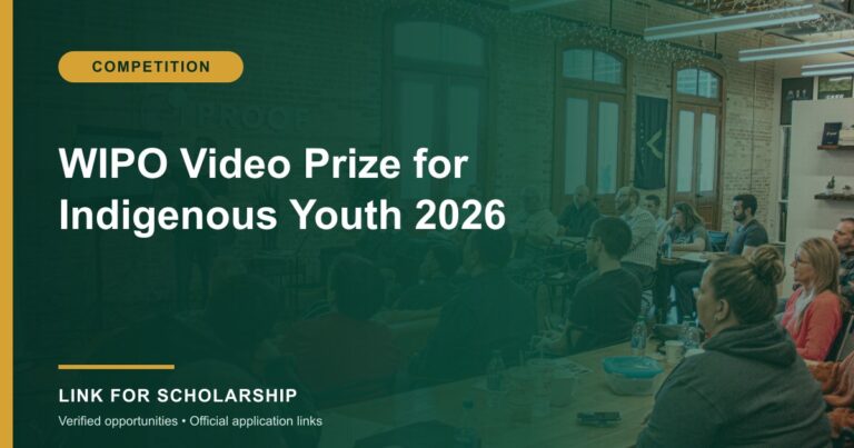 WIPO Video Prize for Indigenous Youth 2026 opportunity cover