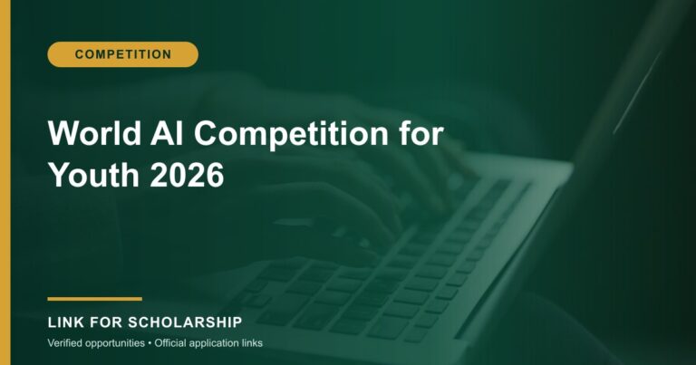 World AI Competition for Youth 2026 opportunity cover