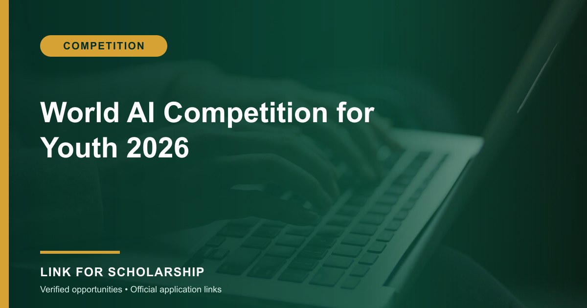 World AI Competition for Youth 2026 opportunity cover