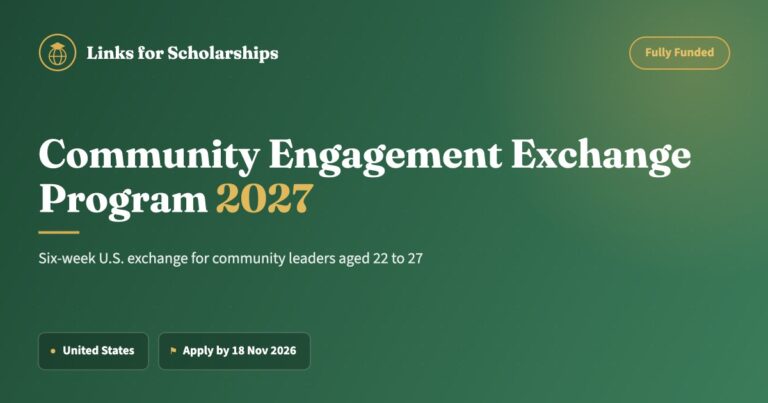 Community Engagement Exchange Program 2027 cover