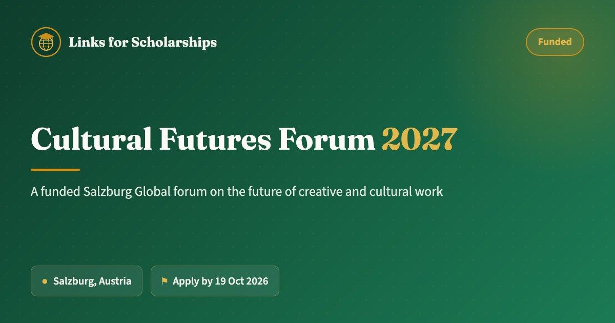 Cultural Futures Forum 2027