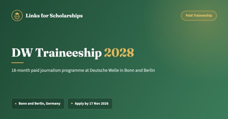 DW Traineeship 2028 cover