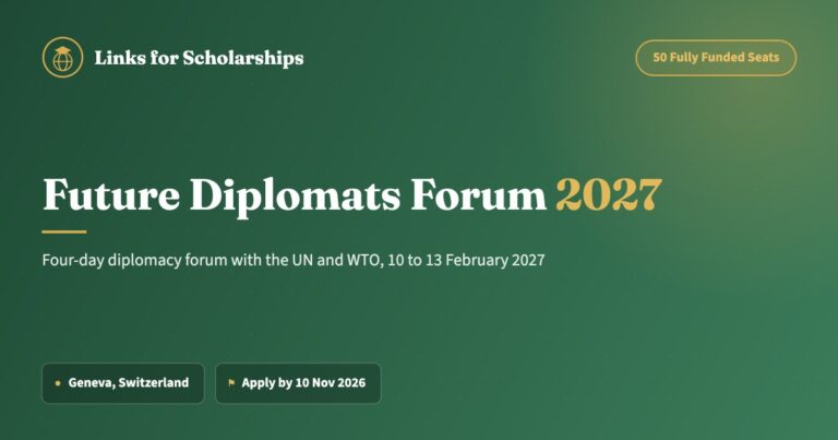 Future Diplomats Forum 2027 cover