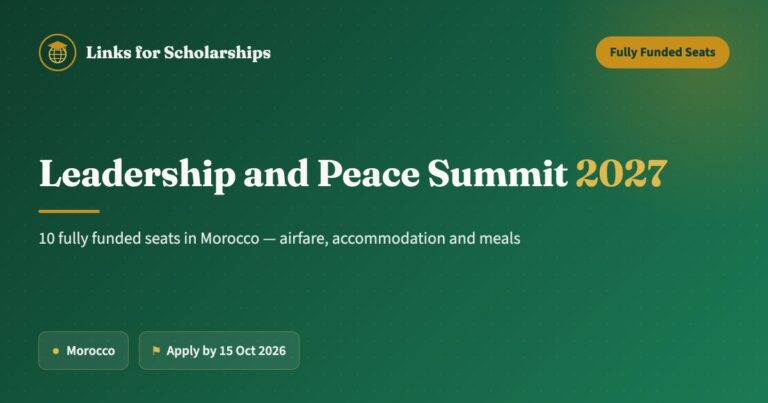 Leadership and Peace Summit Morocco 2027