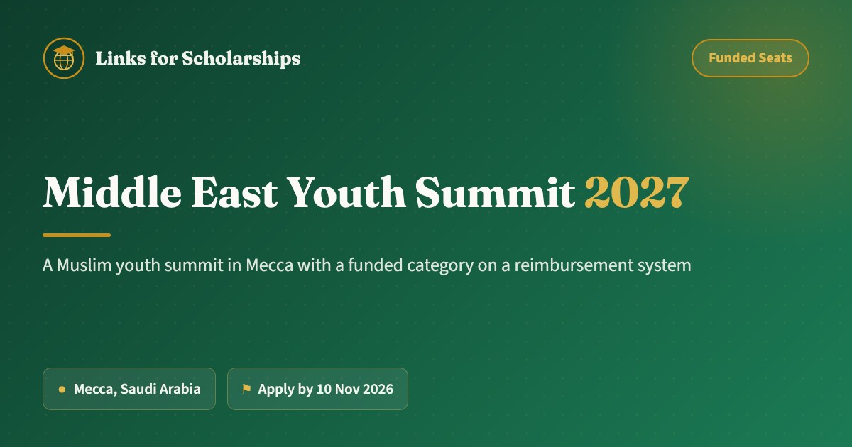 Middle East Youth Summit MEYS 2027