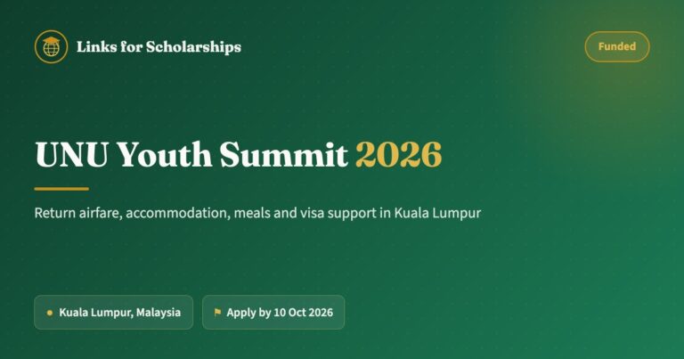 UNU Youth Summit 2026 Malaysia