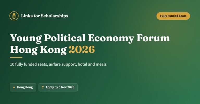 Young Political Economy Forum Hong Kong 2026